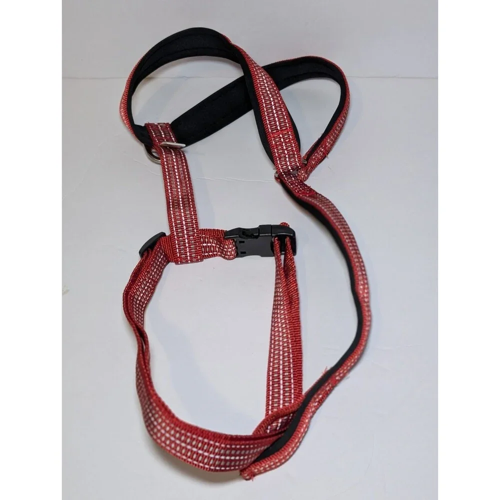 XL RedWeave Neoprene Padded Step-in Dog Harness, 36